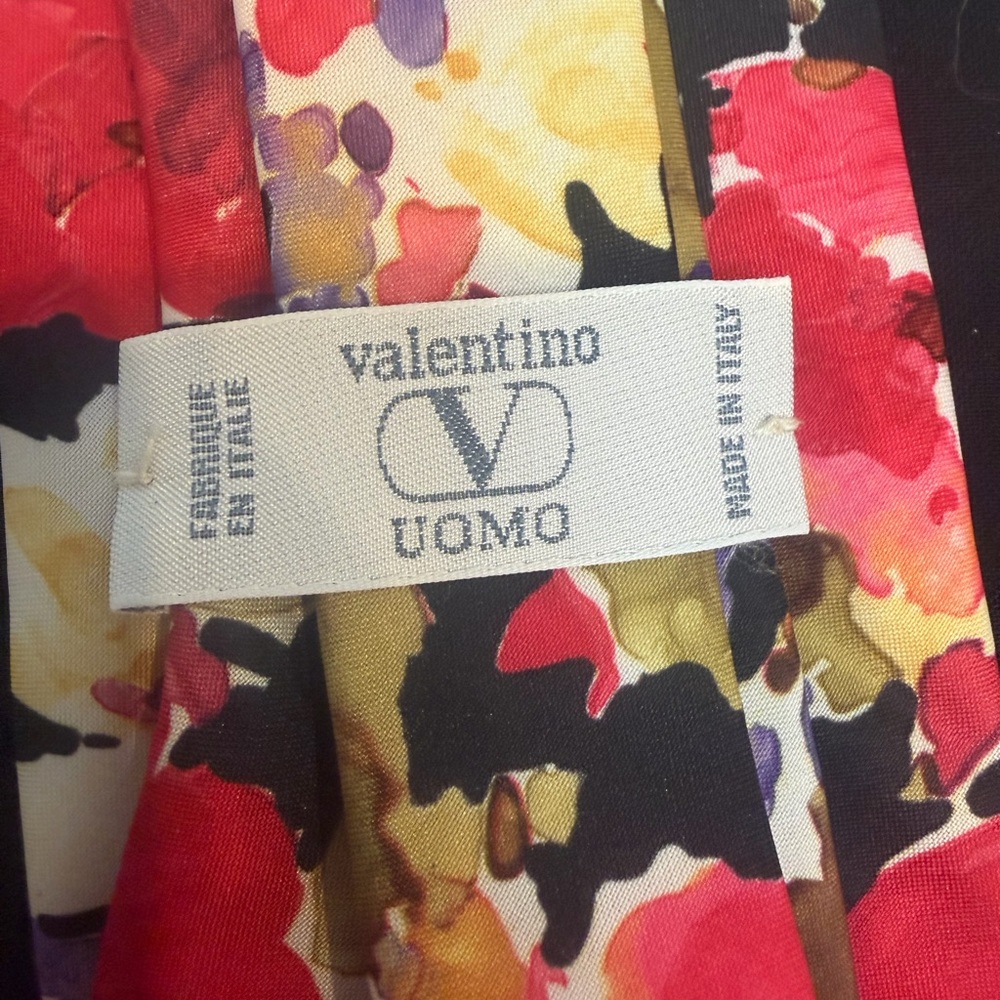 Valentino Uomo Multicolor Floral Tie